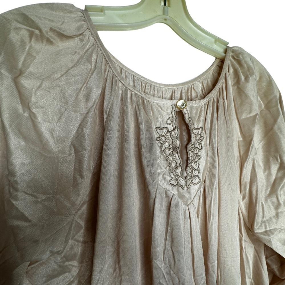 Vintage Nylon Pullover Robe - Picture 4 of 6